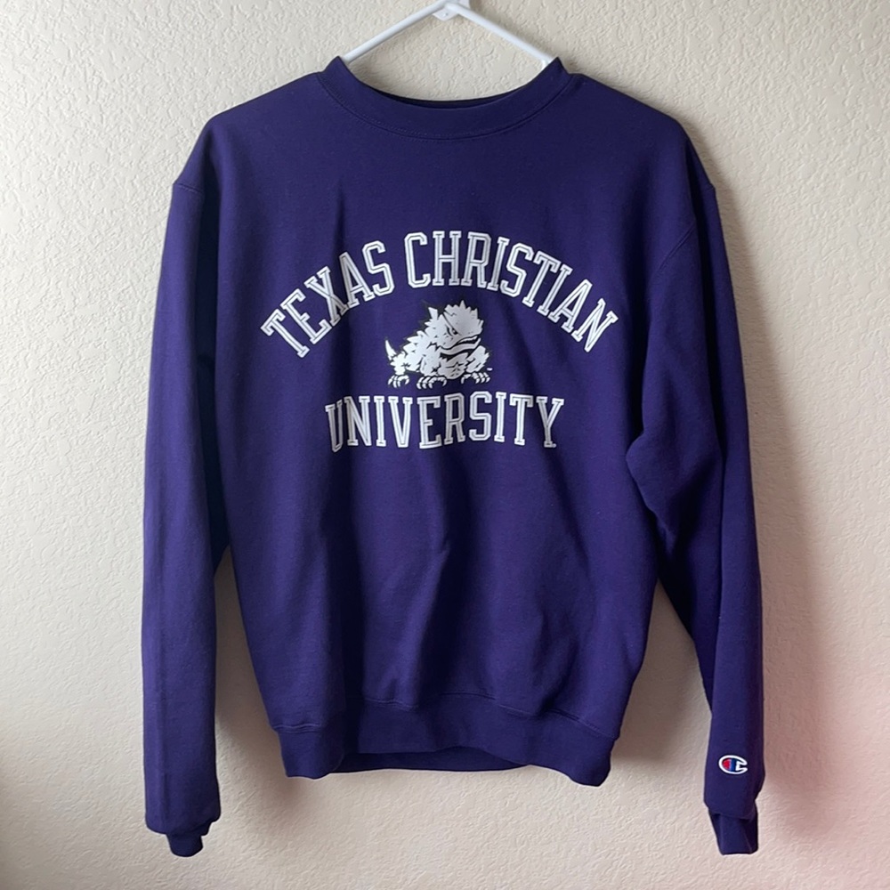TCU champion sweatshirt